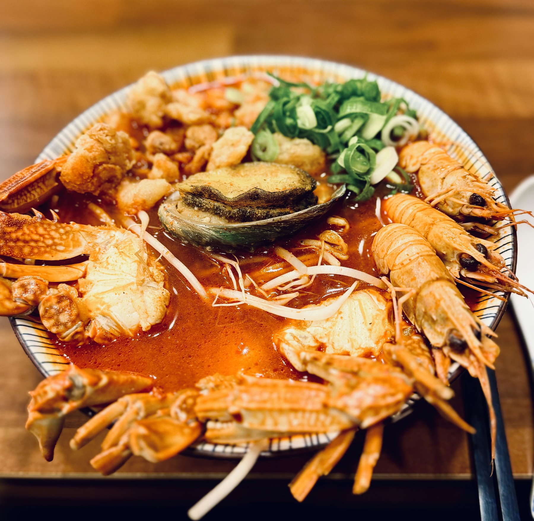 오후새우시 딱새우시라면 한 그릇
